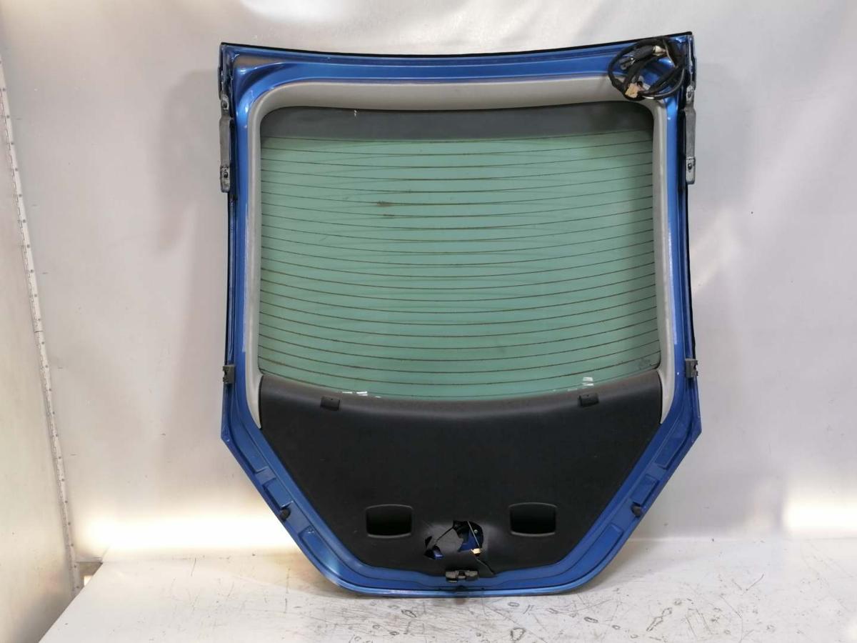 VW New Beetle original Heckklappe mit Heckscheibe Blau Bj.2000